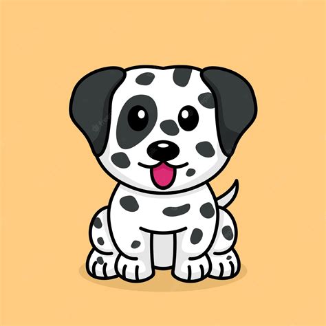 Premium Vector Cute Baby Dog Premium Vector Illustration