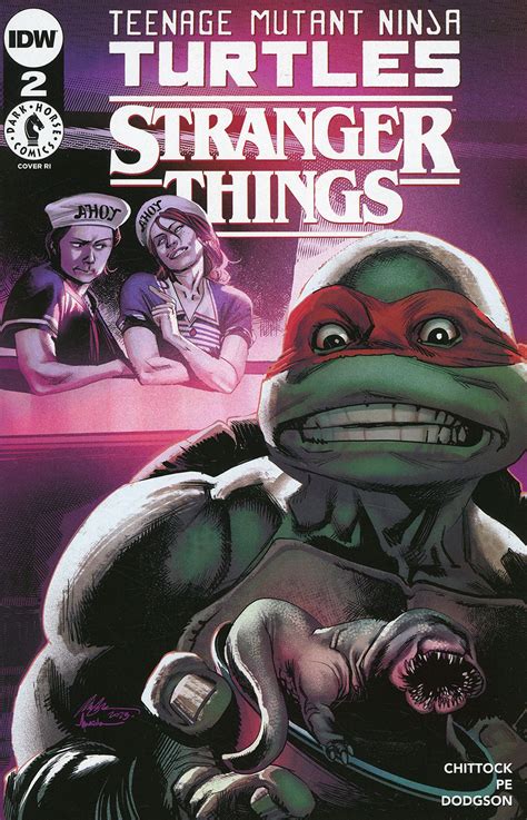 Teenage Mutant Ninja Turtles X Stranger Things 2 Cover G Incentive