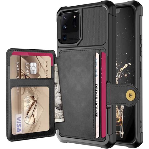 SaharaCase Wallet Case for Samsung Galaxy S20 Ultra 5G Black SB-SG-S20U ...