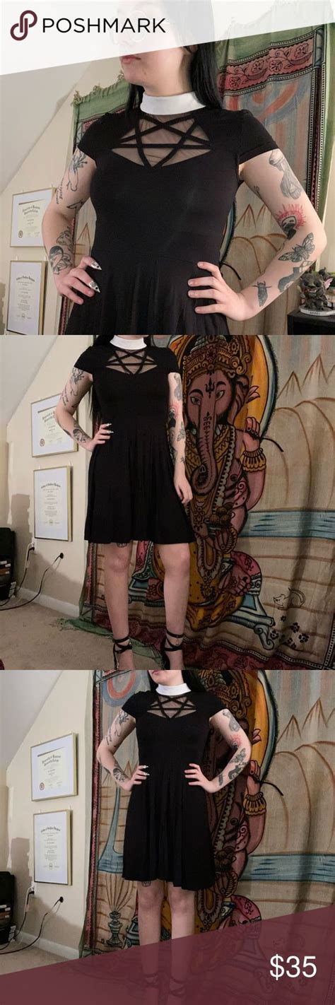 Killstar Pentagram Skater Dress In 2020 Fashion Clothes Design