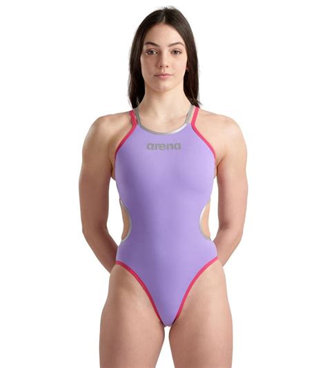 Arena Womens One Double Cross Back One Piece Swimsuit At Swimoutlet