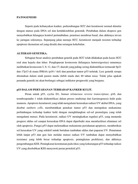 Patogenesis Karsinoma Sel Skuamosa Pdf