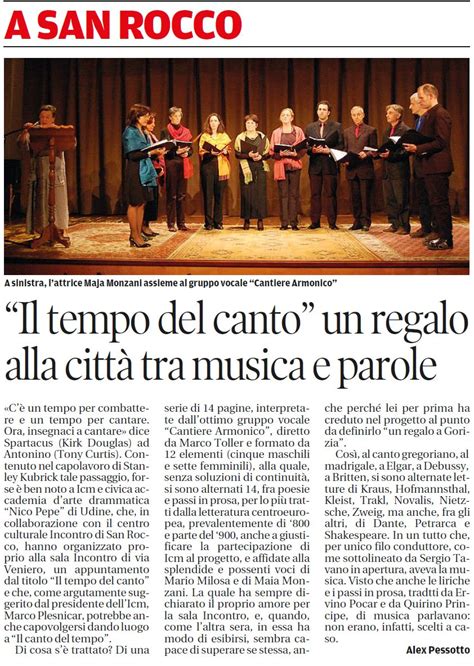 Concerto A San Rocco A Trieste Cantiere Armonico