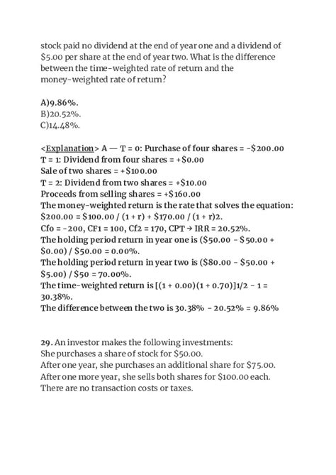 Cfa Level 1 Quantitative Methods Session 2 Reading 6 Cfa