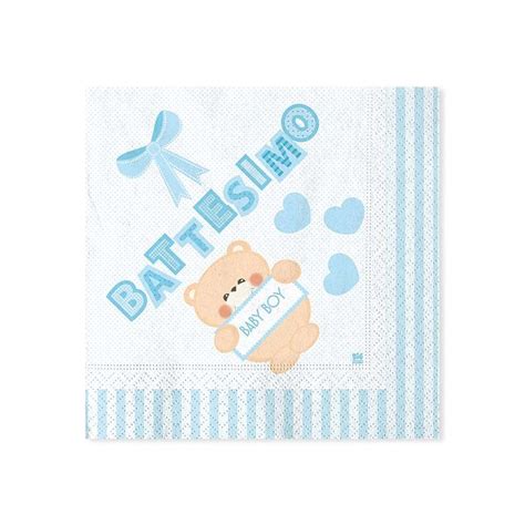 Kit N Pz Coordinato Tavola Per Festa Battesimo Bambino