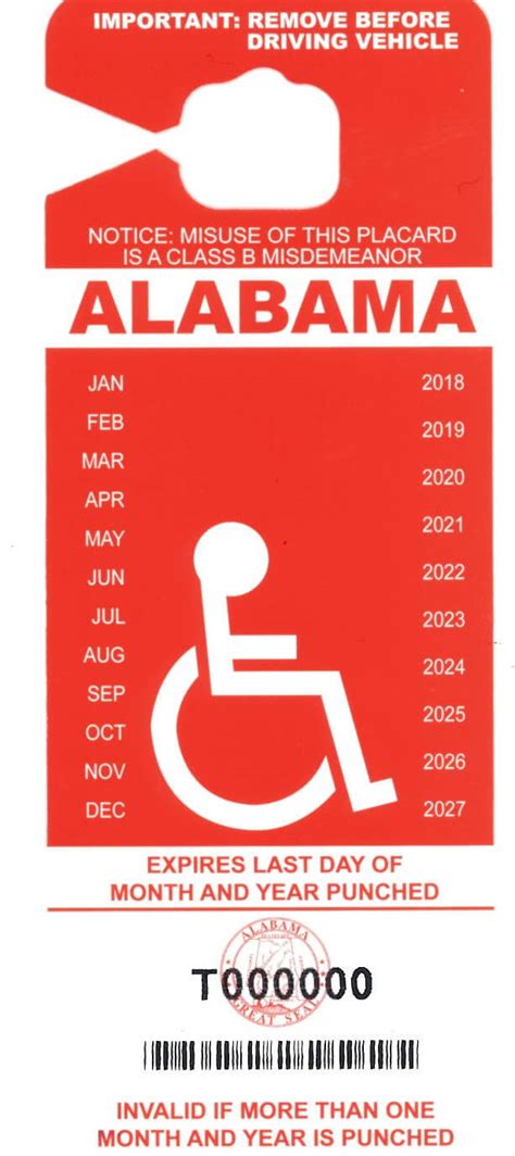 Disability Access Parking - Alabama Department of Revenue