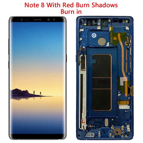 Super Amoled N950f Lcd For Samsung Note 8 Lcd Display 63 With Frame Assembly For Samsung Note