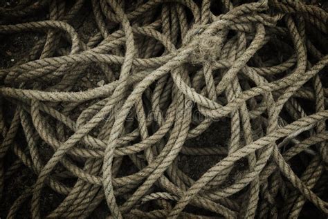 Rope Stock Image Image Of Dirty Tangled Confused Texture 5139795