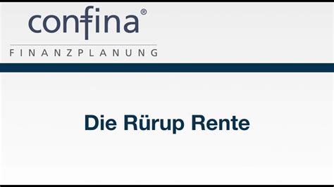 Rürup Rente und Basis Rente ganz einfach erklärt YouTube