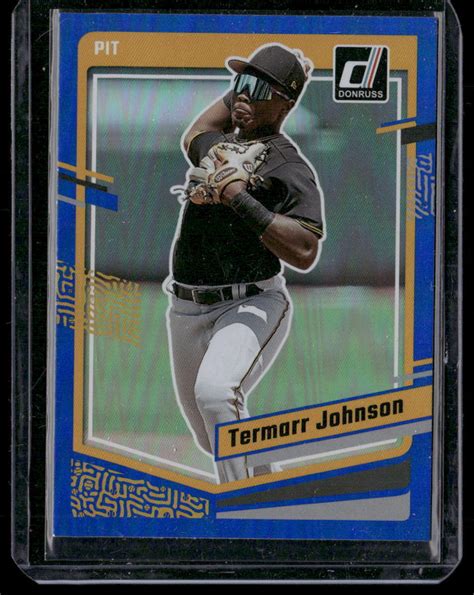 Donruss Termarr Johnson Holo Blue Ebay