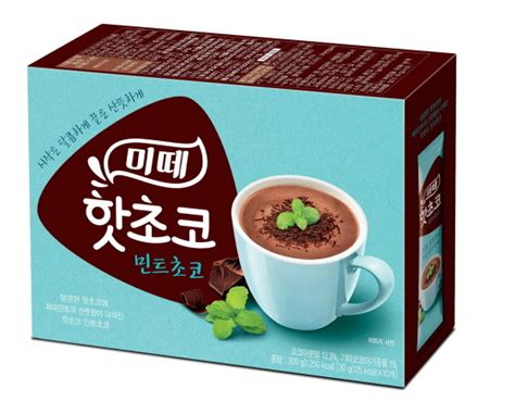 Original 미떼핫초코민트초코 Mitte Hot Choco Mint Choco ผงชอกโกแลตผสมมนต 10 ซอง 300g Lazada co th