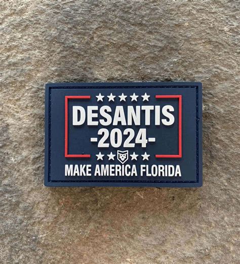 Desantis 2024 Make America Florida Pvc Morale Patch Patchops