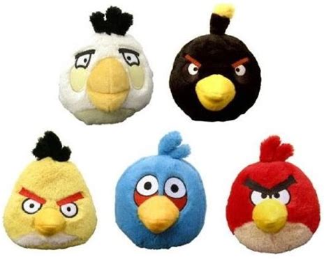 Angry Birds 5 inch Plush with Sound: Angry Birds 5" Plush Bird With ...