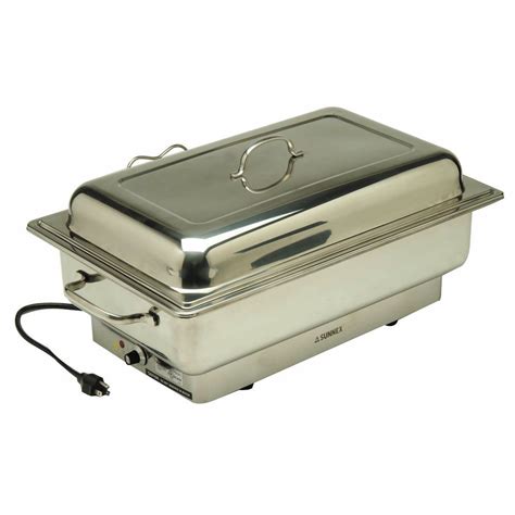 Full Size Qt Stainless Steel Electric Chafer L X W X