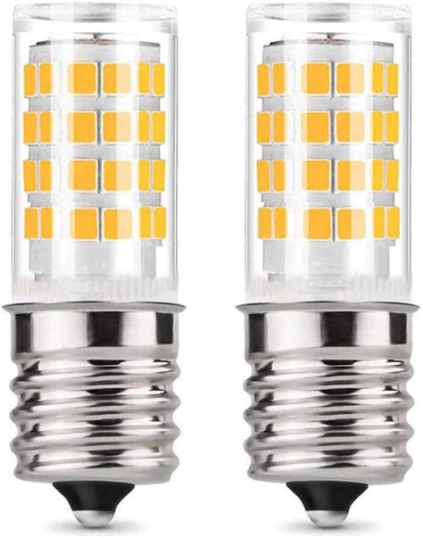 Led E17 Microwave Appliance Light Bulb 2 Pack 4w T8 40w Incandescent Replacement For Microwave