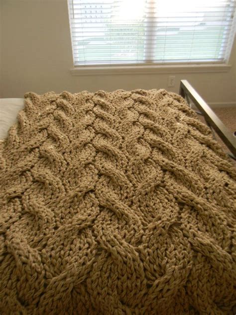 Chunky arm knit blanket pattern – Artofit