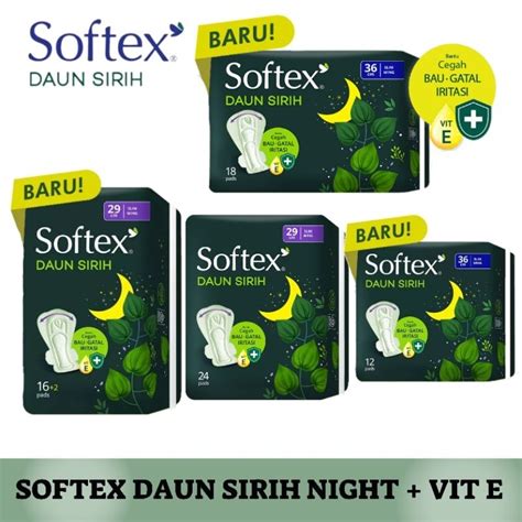 Jual SOFTEX DAUN SIRIH NIGHT WING 29cm 36cm Shopee Indonesia