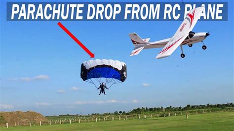 How To Drop A Parachute From Rc Plane । Install Parachute Drop System