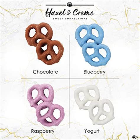 Hazel And Creme Yogurt Pretzels Chocolate Covered Pretzels Gourmet Pretzels Assorted Gourmet