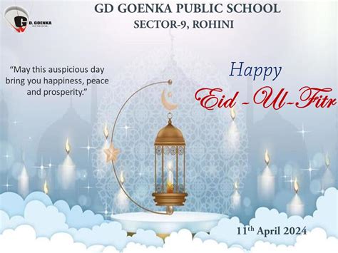 Happy Eid Ul Fitr Gd Goenka Rohini