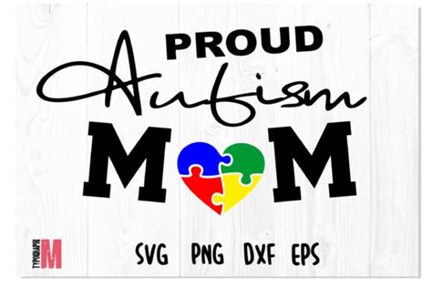 Autism Proud Mom Svg Graphic By Typography Morozyuk · Creative Fabrica