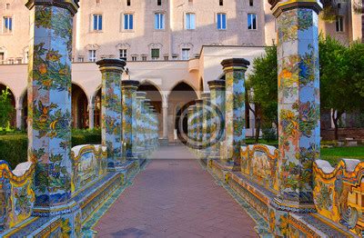 Napoli Chiostro Maiolicato Di Santa Chiara Trasformazione Definitiva