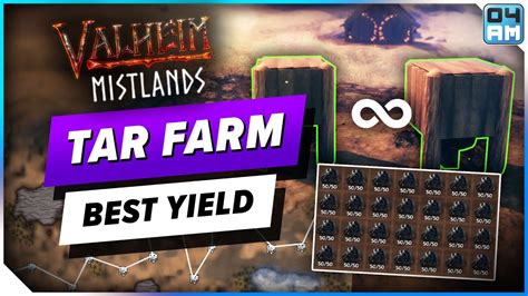 BEST Way To Farm Unlimited Tar Fast Valheim Mistlands Tar Growth