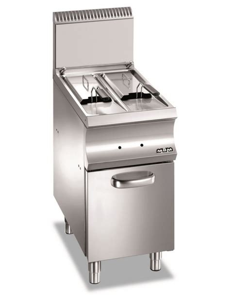 Friteuse Professionnelle Gaz Double Sur Coffre X Litres Mbm Chr