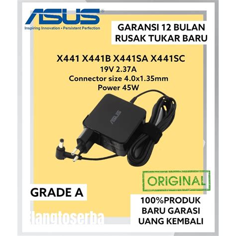 Jual Adaptor Original Charger Laptop Asus X441 X441u X441uv X441ua X441s X540 X540l X540la