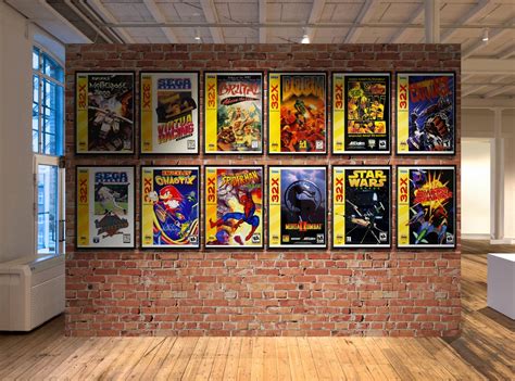 Sega 32x Game Posters Sega Genesis Vintage Game Posters High Res Retro