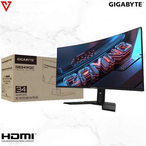 Jual Monitor Led Gaming Gigabyte 34 Gs34wqc Wqhd Curved Shopee Indonesia