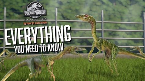 Everything To Know About COMPSOGNATHUS Jurassic World Evolution