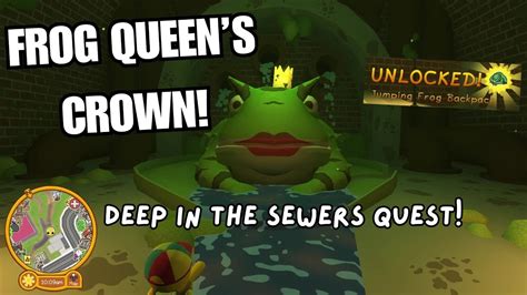 Unlock Jumping Frog Backpack Frog Sewer Locations Frog Queen S