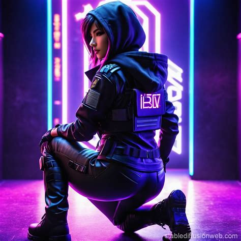 Hibana From Rainbow Six Siege In Iced Out Hooded Gear Stable