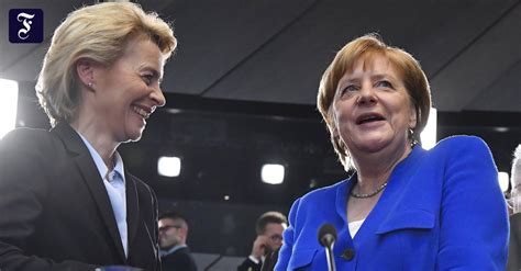 Merkel Und Von Der Leyen Ziemlich Beste Freundinnen