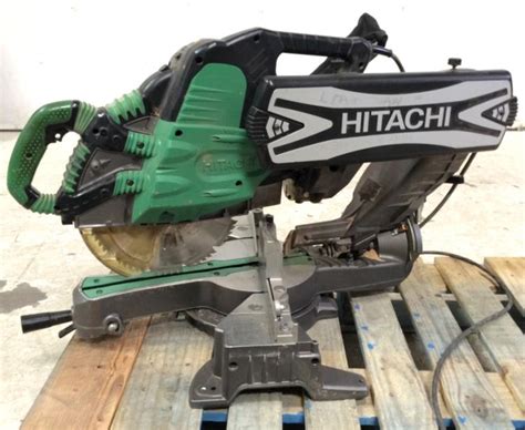 Lot Hitachi Koki 12 Slide Compound Miter Saw