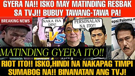 EAT TVJ MALAKING GULO ITO ISKO AT BUBUY MAY MATINDING GANTI SA TVJ