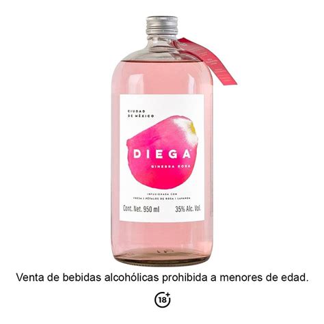 Ginebra Diega Rosa 950 ml Bodega Aurrera en línea