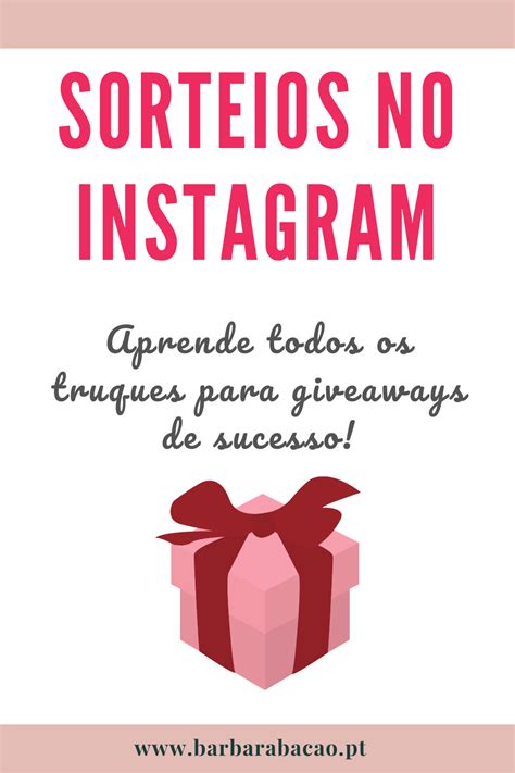 Como Fazer Sorteios No Instagram Instagram Redes Sociais Facebook E