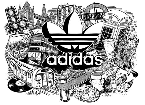 Adidas Logo Graffiti