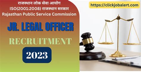 Result RPSC Junior Legal Officer Recruitment 2023 140 Vacancies