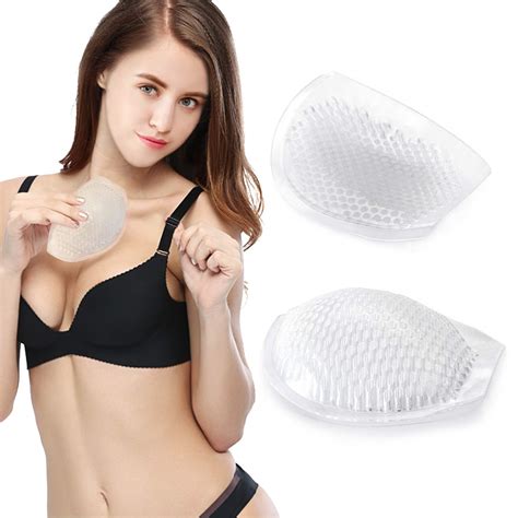 Queensecret Breathable Silicone Bra Insertshoneycomb Semi Adhesive Breast