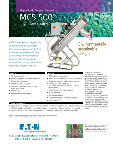 Automatic Self Cleaning Strainer For Process Fluids PDF