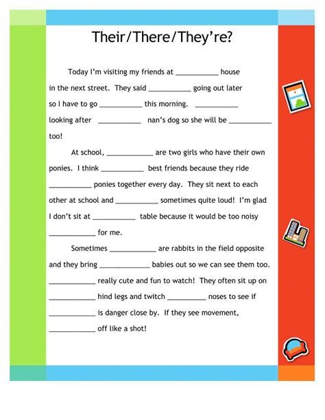 There, Their and Theyre Poster | Homophones Display - Worksheets Library