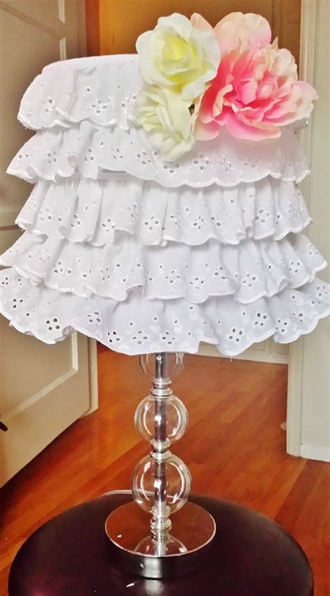 Diy Ruffled Lamp Shade Elizabeth Breton