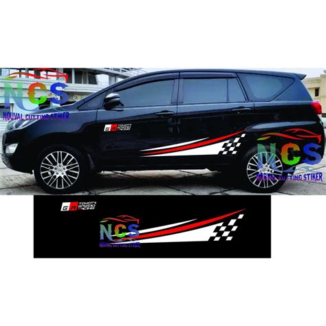 Jual New Sticker Stiker Mobil Innova Cutting Stiker List Mobil Toyota