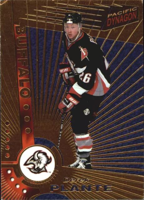 1997 98 PACIFIC DYNAGON Buffalo Sabres Carte De Hockey 13 Derek Plante