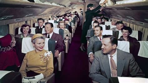 Glamorous Flying The First Color Photos Show The Real Class Of Airline Travelers In The 1950s