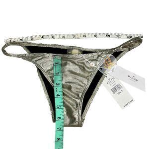 Pilyq Swim Pilyq Maya Gypsy Halter Bikini Set Metallic Silver