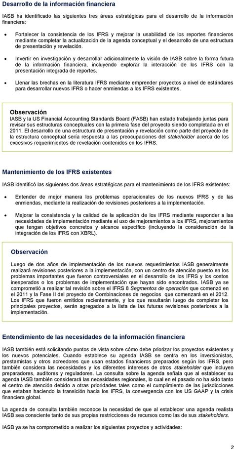 IFRS in Focus edición en español IASB emite solicitud de puntos de